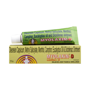 Myolaxin-D Ointment For Joint Pain & Swelling Relief