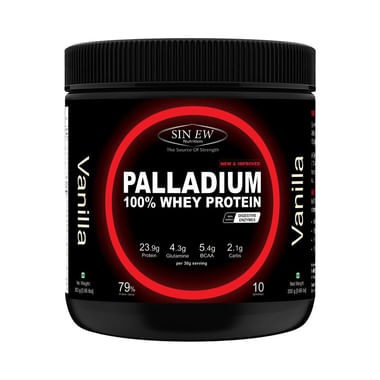 Sinew Nutrition Palladium 100% Whey Protein With Digestive Enzymes Vanilla