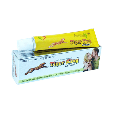 Amrit Veda Tiger King Cream for Men | Helps Reduce Hypersensitivity
