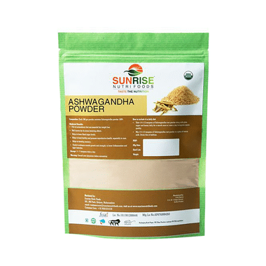 Sunrise Nutri Foods Ashwagandha Powder