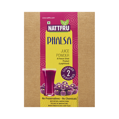 Nattfru Phalsa Juice Powder 40gm Sachet (2 Each)