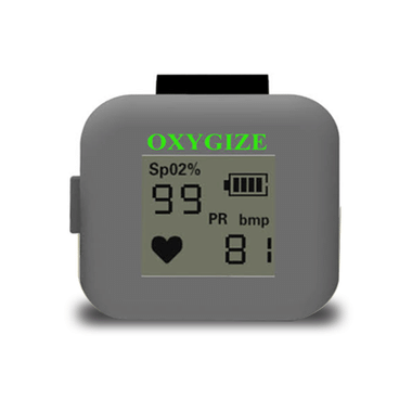 Oxygize Premium Ring Pulse Oximeter Grey