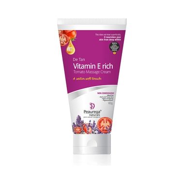 Peaurega Naturals De Tan Vitamin E Rich Tomato Massage Cream