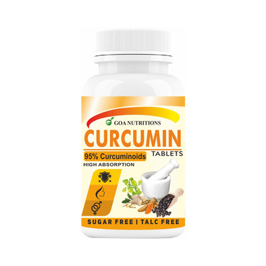 Goa Nutritions Curcumin Tablet Sugar Free