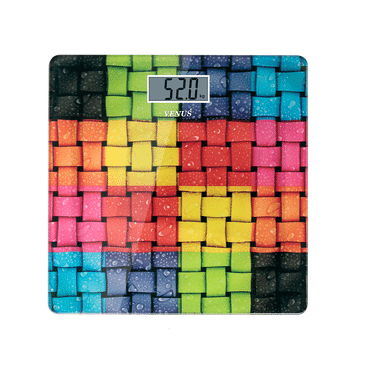 Venus Prime Lightweight ABS Digital/LCD Personal Health Body Weight Weighing Scale Multicolor Weave