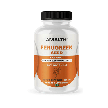 Amalth Fenugreek Seed Extract Veg Capsules