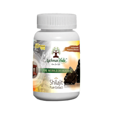 Aachman Veda Shilajit Pure Extract Capsule (60 Each)