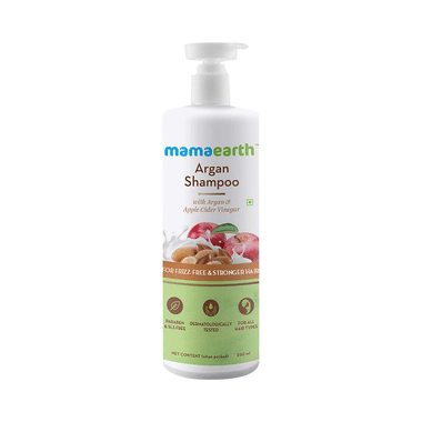 Mamaearth Argan Shampoo For Hair Fall & Hair Care | SLS & Paraben-Free | For All Hair Types