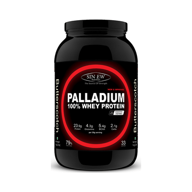 Sinew Nutrition Palladium 100% Whey Protein With Digestive Enzymes Butterscotch