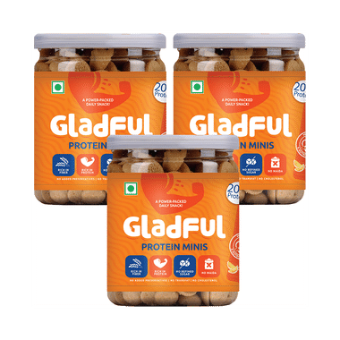 Gladful Protein Minis Cookie (150gm Each) Orange