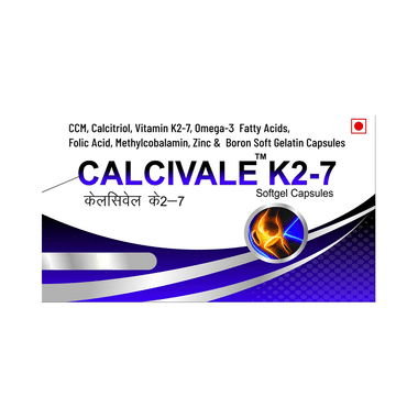 Calcivale K2 7 Softgel Capsule