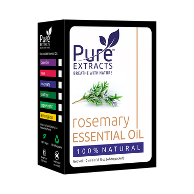 Pure Extracts Rosemary 100% Natural Essential Oil