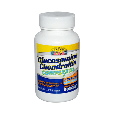 21st Century Glucosamine Chondroitin Complex Plus MSM Advanced Triple Strength Tablet