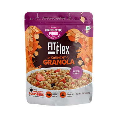 Fit & Flex Mixed Fruit Granola Oat Rich Breakfast Cereal With Real Fruits