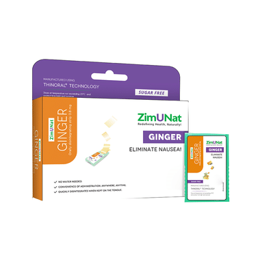 ZimUNat Ginger 0.8mg Orally Disintegrating Strip Sugar Free