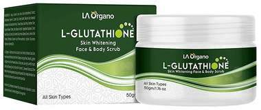 LA Organo L-Glutathione Skin Whitening Face and Body Scrub