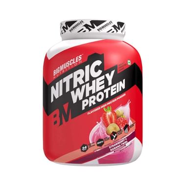 Big  Muscles Nitric Whey Strawberry