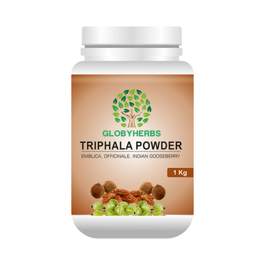 Globyherbs Triphala (Emblica, Officinale, Indian Gooseberry) Powder