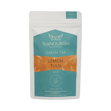 TeaNourish Lemon Tulsi Green Tea