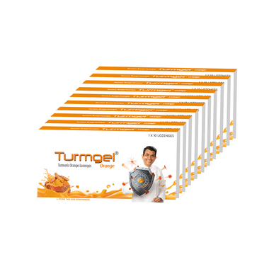 Turmgel Turmeric Lozenges (10 Each) Orange