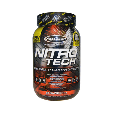 Muscletech Performance Series Nitro Tech Whey Isolate Strawberry