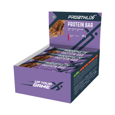 Proathlix Protein Bar (50gm Each) | Flavour Fruit And Nut