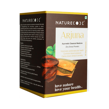 Nature Code Arjuna Veg Capsule