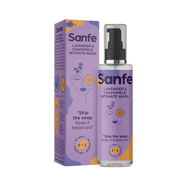 Sanfe Intimate Wash (100ml Each) Lavender & Chamomile