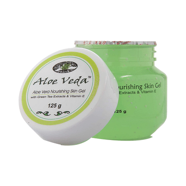 Aloe Veda Nourishing Aloe Vera Gel (with Green Tea Extracts & Vitamin E)