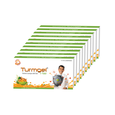 Turmgel Turmeric Lozenges (10 Each) With Tulsi