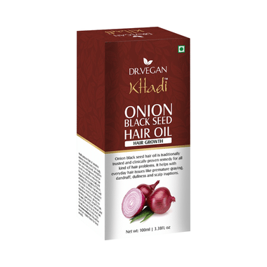 Dr. Vegan Khadi Hair Oil Onion Black Seed