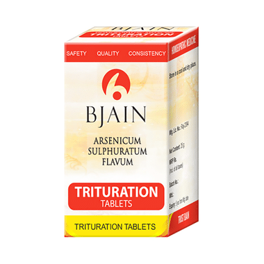 Bjain Arsenicum Sulphuratum Flavum Trituration Tablet 6X
