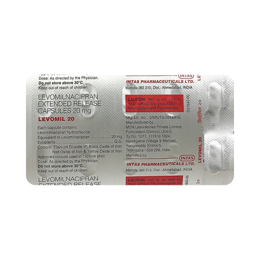 Levomil 20 Capsule ER