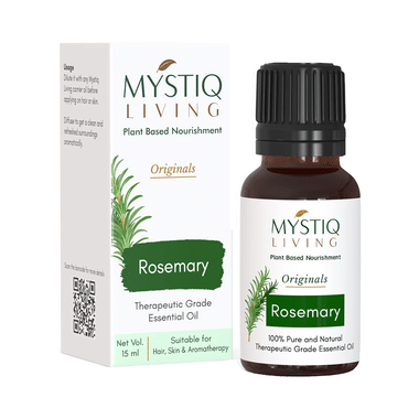 Mystiq Living Rosemary Essential Oil 100% Pure Therapeutic Grade