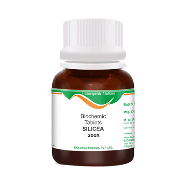 Bio India Silicea Biochemic Tablet 200X