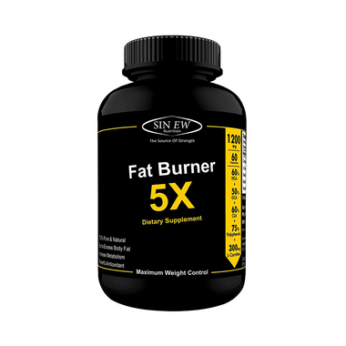 Sinew Nutrition Fat Burner 5X 1200mg Capsule