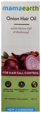 Buy Mamaearth Onion Hair Oil for Hair Growth & Hair Fall Control with  Redensyl 150ml Online at Best Prices in India - JioMart.