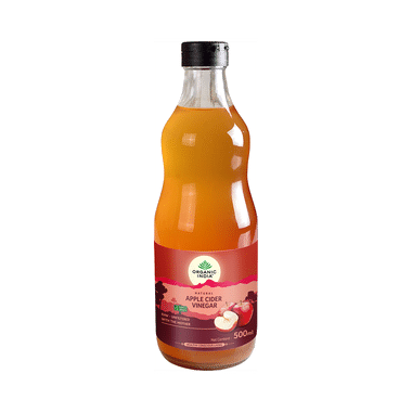 Organic India Natural Apple Cider Vinegar With The Mother, Raw-Unfiltered