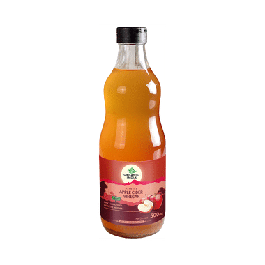 Organic India Natural Apple Cider Vinegar ACV | Raw-Unfiltered With The Mother