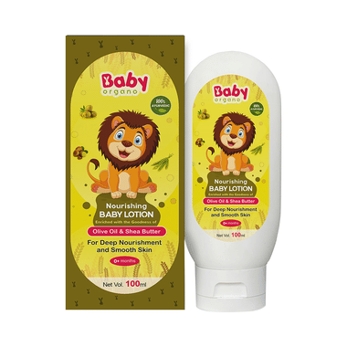 Baby Organo Nourishing Baby Lotion For 0+ Months Olive Oil & Shea Butter
