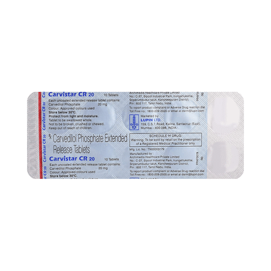 Carvistar CR 20mg Tablet