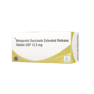 Genericart Metoprolol Succinate 12.5mg Tablet ER Genericart Metoprolol Succinate 12.5mg Tablet ER