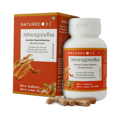 Nature Code Ashwagandha Veg Capsule