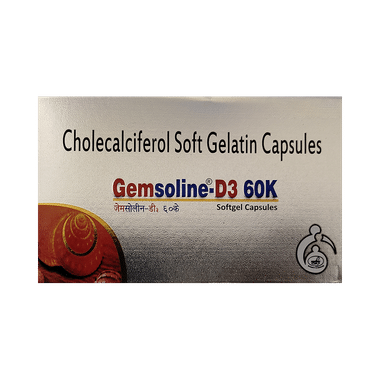 Gemsoline-D3 60K Capsule For Bone And Immune Health