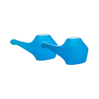 Global Trade Links Durable Plastic Unbreakable Jal Neti Pot Blue