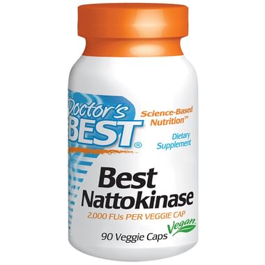 Doctor's Best Nattokinase 2000FUs Veggie Caps | For Cardiovascular & Circulatory Health Support