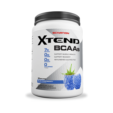 Scivation Xtend BCAA Powder With Electrolytes| For Muscle Growth & Recovery | Flavour Blue Raspberry
