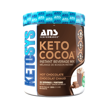 ANS Performance Hot Chocolate Ketosys Keto Cocoa Instant Beverage Mix