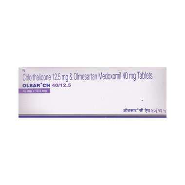 Olsar CH 40mg/12.5mg Tablet