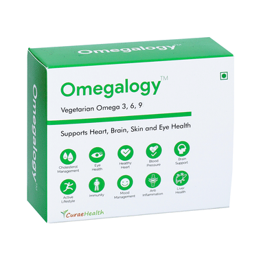 Curae Health Omegalogy Vegetarian Omega 3, 6, 9 Capsule